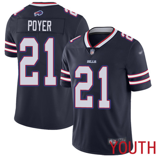 Youth Buffalo Bills #21 Jordan Poyer Limited Navy Blue Inverted Legend NFL Jersey->women nfl jersey->Women Jersey